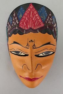 20th C. Mask of a Woman, Indonesia