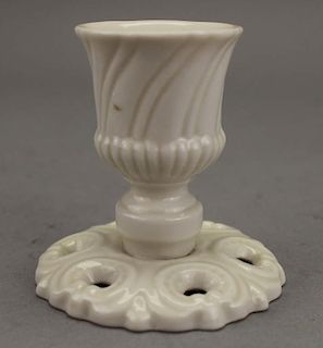 20th C. Porcelain Candle Holder