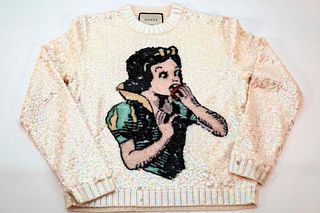Gucci X Disney Sequin Embellished Snow White Sweater