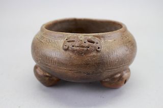 Figural Pre Columbian Rattler