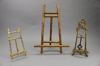 (3) 20th C. Table Easels