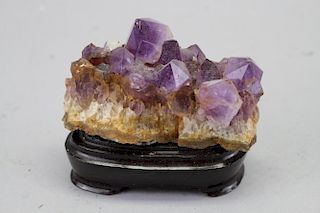 Amethyst Stone on Stand