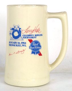 1984 Pabst Larry Hisle Celebrity Bowling Tournament Stein 
