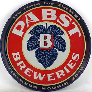 1941 Pabst Breweries (615) 12 inch Serving Tray 