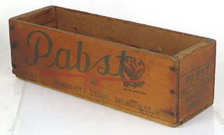 1925 Pabst 5lb Process Cheese (NRA Stamp) Wood Box 