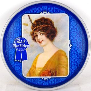 1973 Pabst Blue Ribbon Beer (P - 1489) 13 inch Serving Tray 
