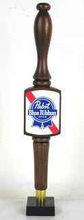 1983 Pabst Blue Ribbon Beer Tricorner Tall Tap Handle 