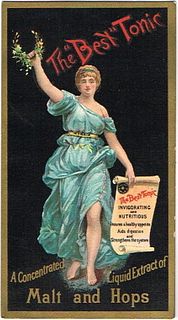 1886 The "Best" Tonic Trade Card 