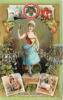 1886 Ph. Best Brewery Promotional Brochure Price List 