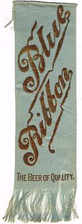 1890 Pabst Blue Ribbon Large Silk Ribbon "Sign"