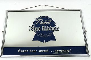 1954 Pabst Blue Ribbon Beer Bar Mirrors 