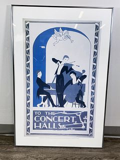 ART DECO REPRODUCTION TO THE CONCERT HALLS