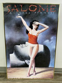 LARGE SALOME OPERA BY STRAUSS POSTER