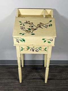SMALL HAND PAINTED CHILDâ€™S DESK