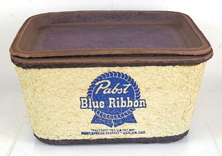 1953 Pabst Blue Ribbon Beer Paperboard Cooler 