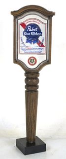 1982 Pabst Blue Ribbon Beer Tall Tap Handle 