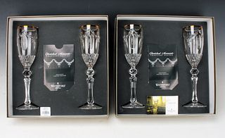 WATERFORD CHERISHED MOMENTS TOASTING FLUTES IN BOX