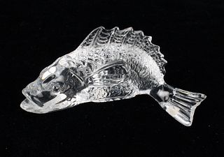 BACCARAT CRYSTAL CLEAR CAPRILLE FISH