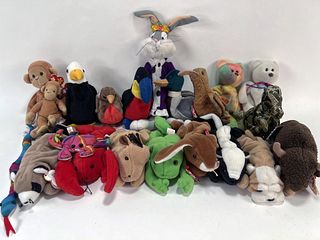 LOT OF TY BEANIE BABIES BUGS BUNNY