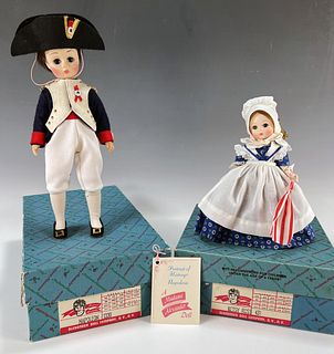 MADAME ALEXANDER NAPOLEON & BETSY ROSS DOLLS IN ORIGINAL BOXES