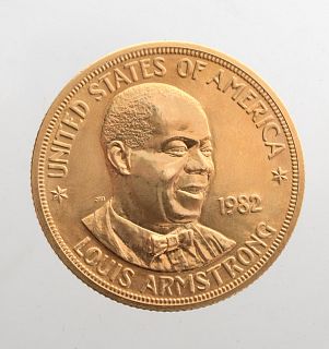 U.S. Mint Gold Medal Louis Armstrong #1
