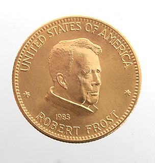 U.S. Mint Gold Medal, Robert Frost