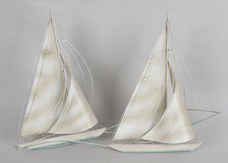 Curtis Jere (1910 - 2008) Sailboat Sculpture