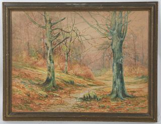 Walter Eyden (1881 - 1965) Watercolor