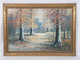 Walter Eyden (1881 - 1965) Autumn Landscape
