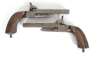 A Pair of Belgian Dueling Pistols