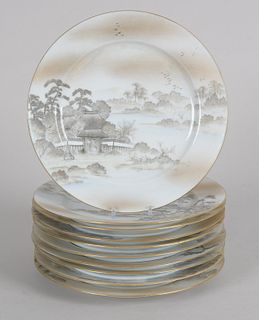A Set of Japanese Porcelain Cabinet Plates