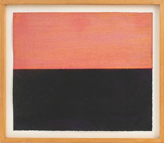 Winston Roeth Color Field Pastel on Paper, 1989
