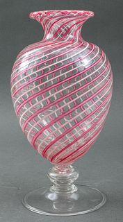 Zecchin Venini Murano "Veronese" Glass Vase