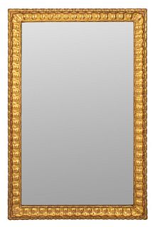 Spanish Baroque Style Giltwood Mirror