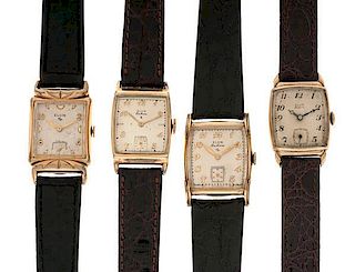Elgin Mid-Century Wrist Watches 