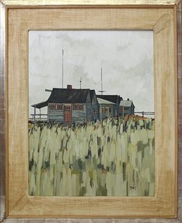 Roy Bailey Oil on Canvas "North Wharf"