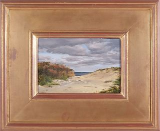 Lori Zummo Oil on Panel "Nantucket Landscape #2"