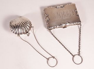 Two English Sterling Silver Lady's Dance Purses