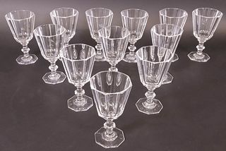 Set of Twelve Villeroy and Boch Crystal Wine Glasses