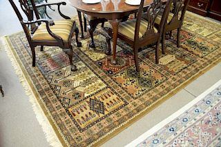Couristan Oriental style machine made rug, 9' x 12'.