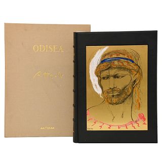 Homero. Odisea. Edición de lujo de FMR (Franco Maria Ricci), 2002. 346 p.  Edición limitada. Ejemplar no. 778 firmado por Ugo Attardi.