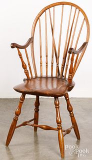 Braceback Windsor armchair, late 18th c.