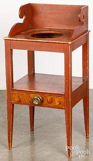 New England painted washstand, 19th c.