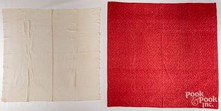 Two quilts, 19th c.