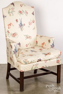Chippendale mahogany armchair, 19th c.