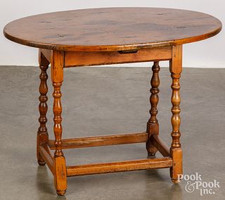 New England pine and maple tavern table