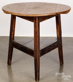 Pine tap table, 19th c.
