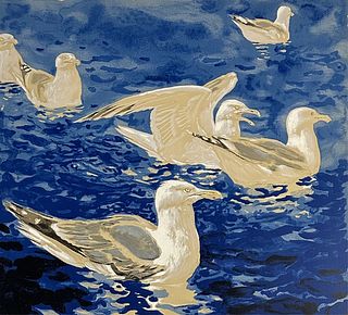 Jamie Wyeth "Herring Gulls" Lithograph