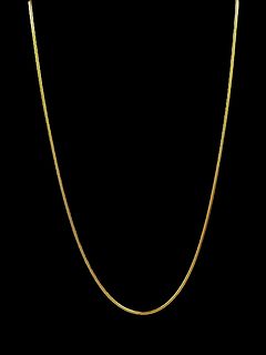Tiffany & Co Paloma Picasso 18k Gold 27" Necklace