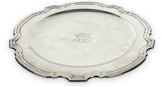 Tiffany & Co Sterling Silver Footed Tray